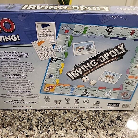 Irvingopoly Irving Texas Monopoly Board Game by Late‎ for the Sky - Picture 3 of 7